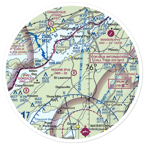 Ritchie Airfield (28NK) VFR Sectional Sticker (30 mile)