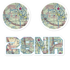 Dry Pond Airport (28NR) VFR Sectional Sticker Pack