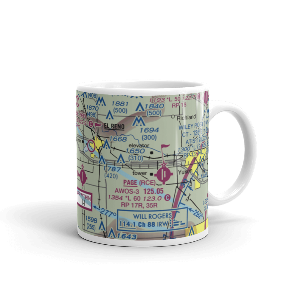 Pellar Farm Airport (28OK) VFR Sectional  Mug 