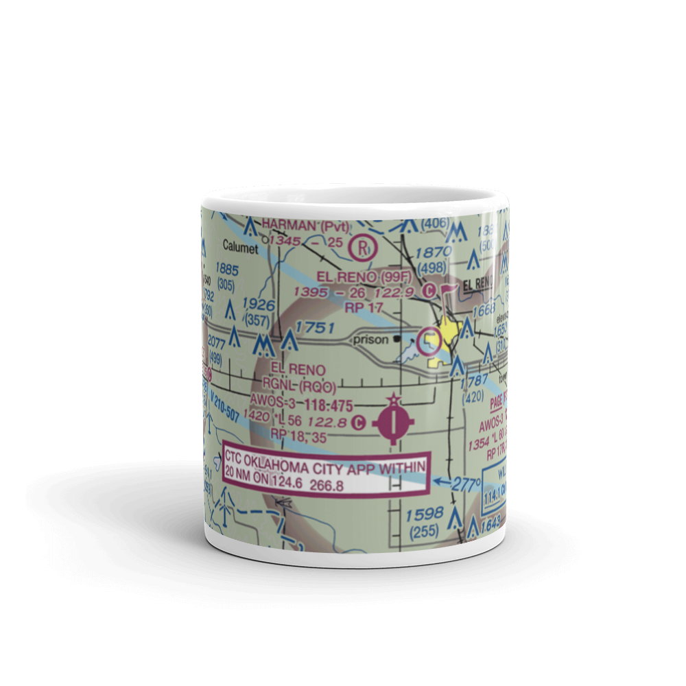 Pellar Farm Airport (28OK) VFR Sectional  Mug 