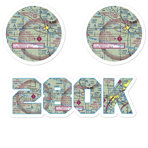 Pellar Farm Airport (28OK) VFR Sectional Sticker Pack