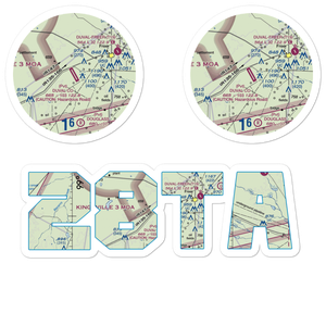 Duval County Ranch Co Airport (28TA) VFR Sectional Sticker Pack
