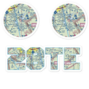 Midlake Airport (28TE) VFR Sectional Sticker Pack