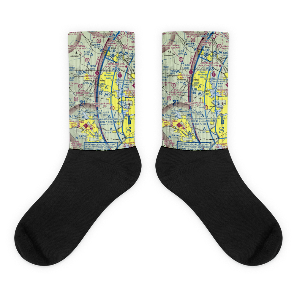 Boe-Wrinkle Airport (28TS) VFR Sectional Socks 
