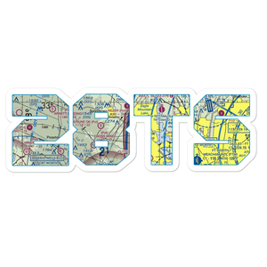 Boe-Wrinkle Airport (28TS) VFR Sectional Sticker