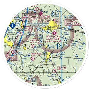Flying G Airport (28XS) VFR Sectional Sticker (30 mile)