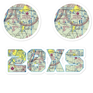 Flying G Airport (28XS) VFR Sectional Sticker Pack