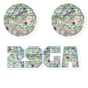 Rolling Meadows Airfield (29GA) VFR Sectional Sticker Pack