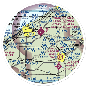 Norm's Airport (29II) VFR Sectional Sticker (20 mile)
