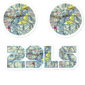 L Auberge du Lac Hotel Seaplane Base (29LS) VFR Sectional Sticker Pack