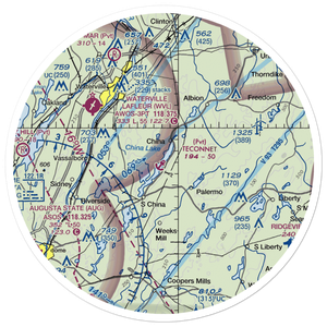 Teconnet Seaplane Base (29ME) VFR Sectional Sticker (30 mile)