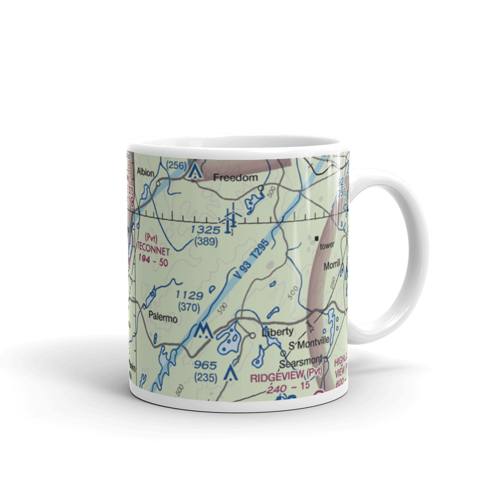 Teconnet Seaplane Base (29ME) VFR Sectional  Mug 