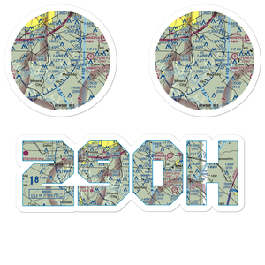 Fox Airport (29OH) VFR Sectional Sticker Pack