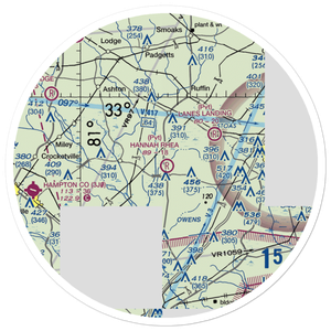Hannah Rhea Field (29SC) VFR Sectional Sticker (30 mile)
