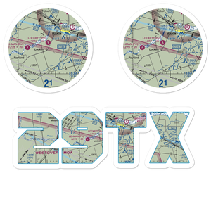 Lockett Airport (29TX) VFR Sectional Sticker Pack