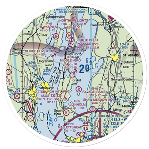 Middle Hero Seaplane Base (29VT) VFR Sectional Sticker (30 mile)