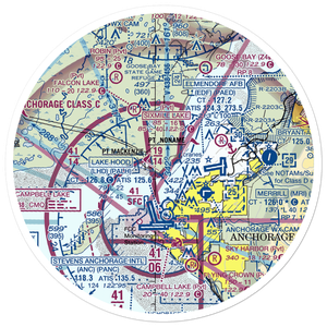 Mac Kenzie Country Airpark (2AK0) VFR Sectional Sticker (30 mile)