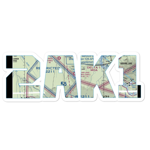 Blair Lake Airport (2AK1) VFR Sectional Sticker