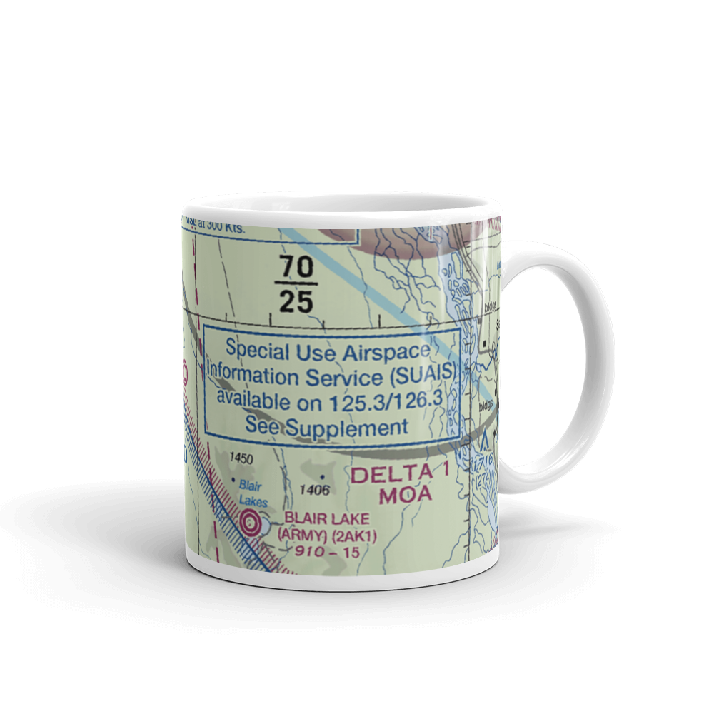 Clear Creek Airport (2AK2) VFR Sectional  Mug 