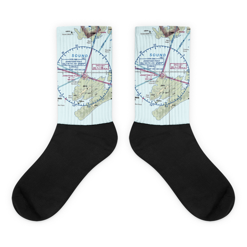 Johnstone Point Airport (2AK5) VFR Sectional Socks 