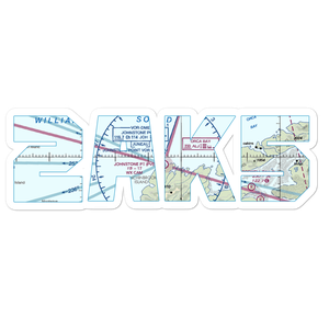 Johnstone Point Airport (2AK5) VFR Sectional Sticker