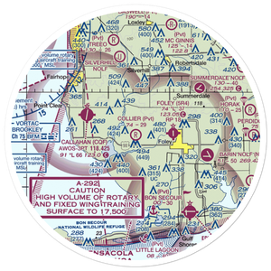Collier Airpark (2AL1) VFR Sectional Sticker (30 mile)