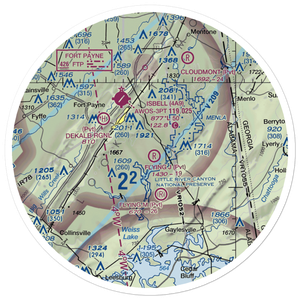 Flying J Ranch Airport (2AL5) VFR Sectional Sticker (30 mile)