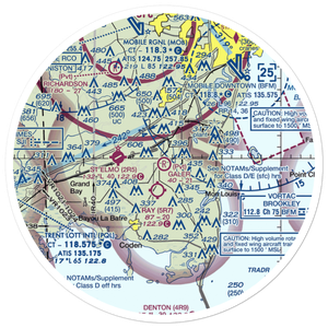 Dale O. Galer Aerodrome (2AL6) VFR Sectional Sticker (30 mile)