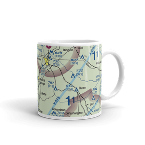 Glenn Winchester Airport (2AR6) VFR Sectional  Mug