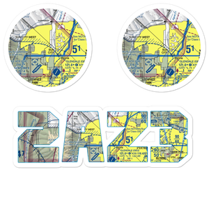 El Mirage-Village Square Airport (2AZ3) VFR Sectional Sticker Pack