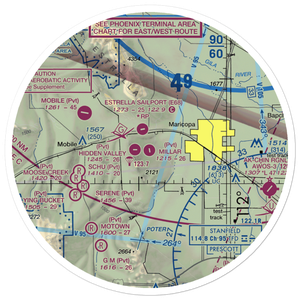 Millar Airport (2AZ4) VFR Sectional Sticker (30 mile)