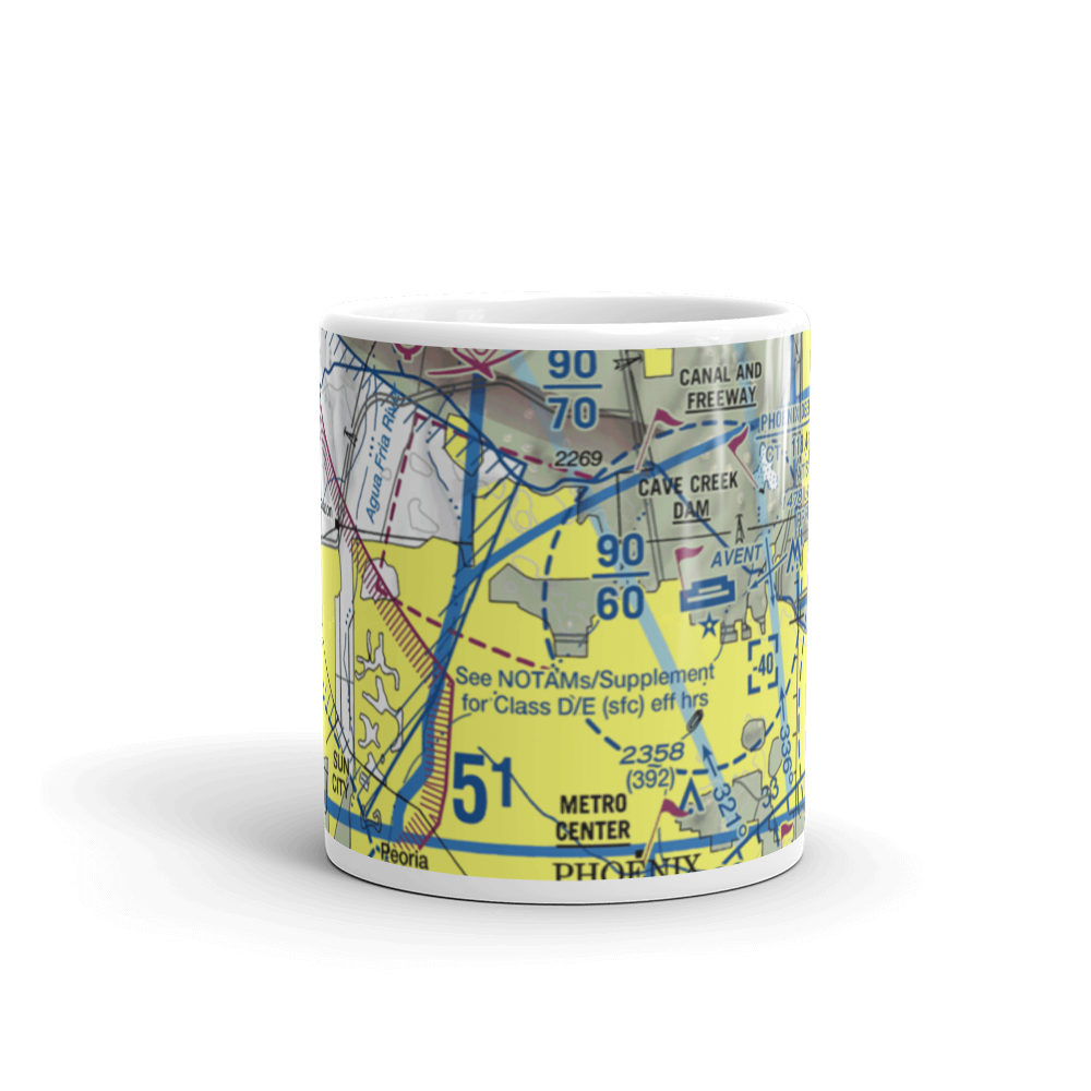 Mc Gill's Ultralight Field (2AZ7) VFR Sectional  Mug 