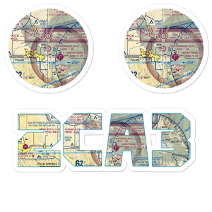 Crosswinds Airport (2CA3) VFR Sectional Sticker Pack