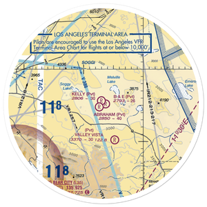 B & E Ranch Airport (2CA8) VFR Sectional Sticker (30 mile)
