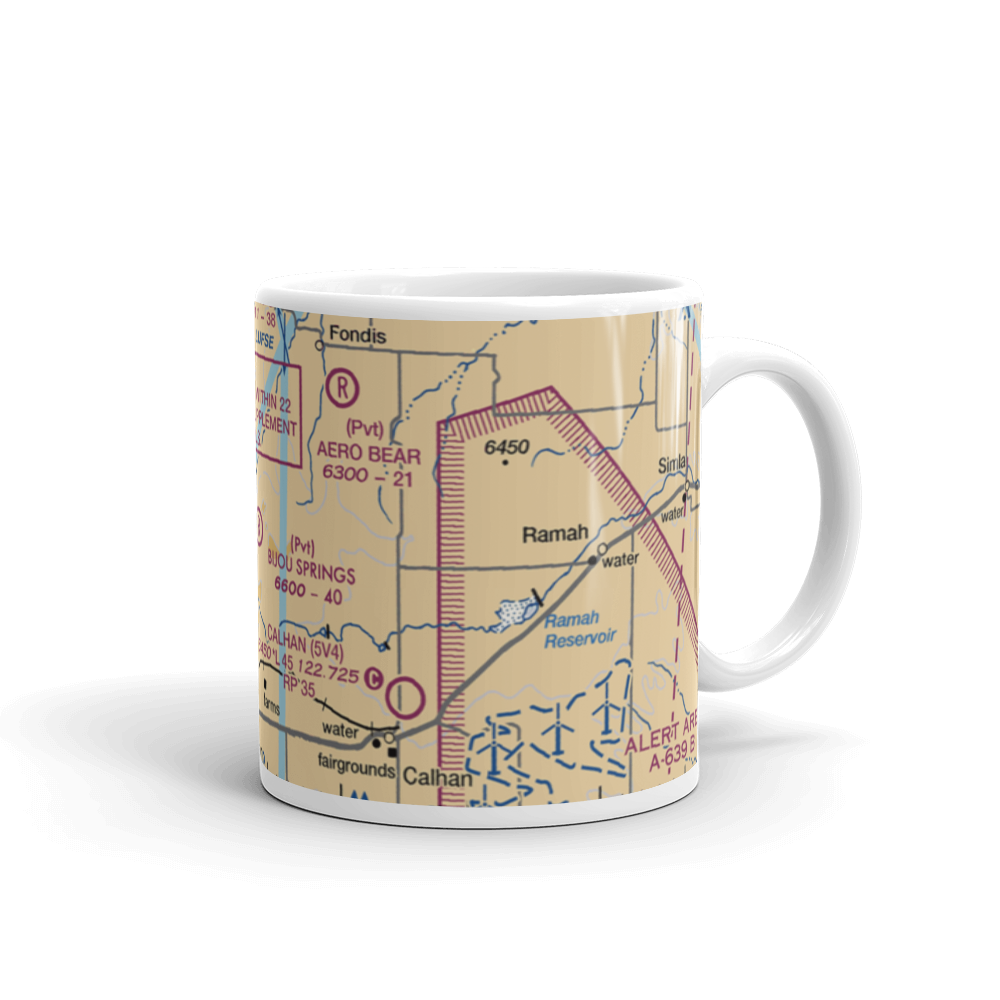 Bijou Springs Ranch Airport (2CD3) VFR Sectional  Mug 