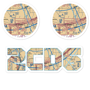 Safer Airport (2CD6) VFR Sectional Sticker Pack