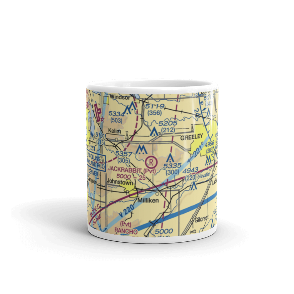 Jackrabbit Strip (2CO3) VFR Sectional  Mug 