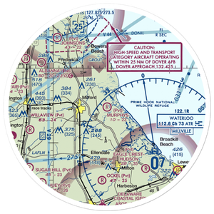 Murphy's Landing Airport (2DE8) VFR Sectional Sticker (30 mile)