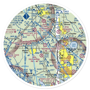 Monroe Airpark (2FA2) VFR Sectional Sticker (30 mile)
