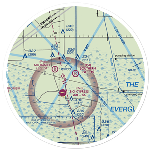 Southern Ranch Airport (2FA4) VFR Sectional Sticker (30 mile)
