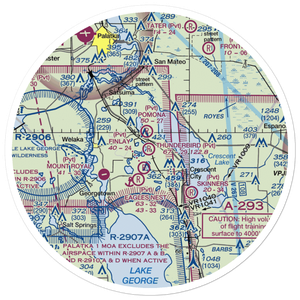 Thunderbird Air Park (2FA5) VFR Sectional Sticker (30 mile)