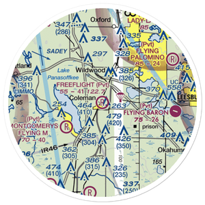 Freeflight International Airport (2FA6) VFR Sectional Sticker (20 mile)