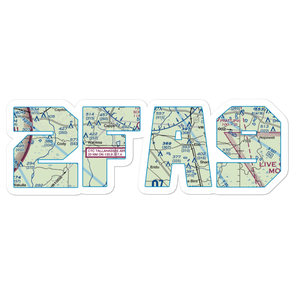 Mount Olive Farm Airport (2FA9) VFR Sectional Sticker