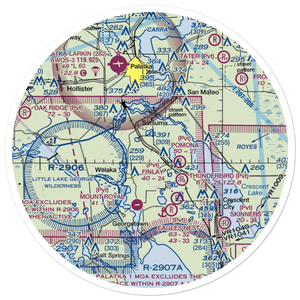 Lib Field (2FD8) VFR Sectional Sticker (30 mile)