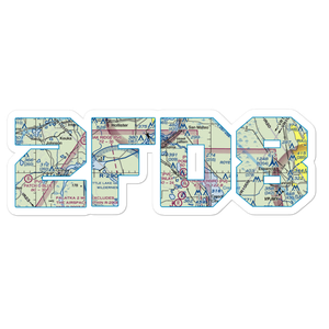 Lib Field (2FD8) VFR Sectional Sticker