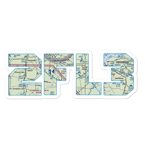 Folsom Airport (2FL3) VFR Sectional Sticker