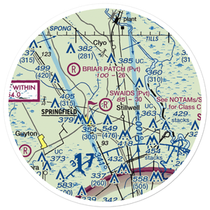 Swaids Field (2GA2) VFR Sectional Sticker (20 mile)