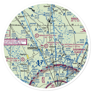 Swaids Field (2GA2) VFR Sectional Sticker (30 mile)