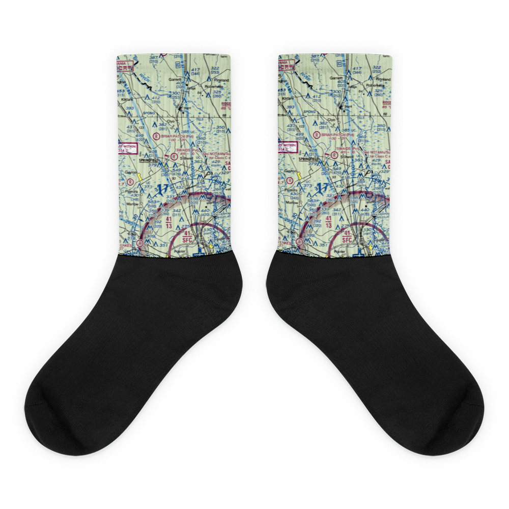 Swaids Field (2GA2) VFR Sectional Socks 