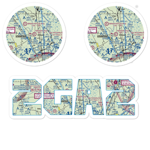 Swaids Field (2GA2) VFR Sectional Sticker Pack